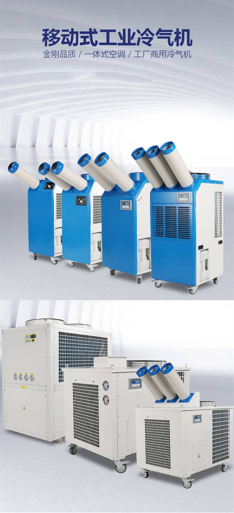 5kW工業冷風機 車間降溫的移動利器與口罩機、超聲波機的理想伴侶